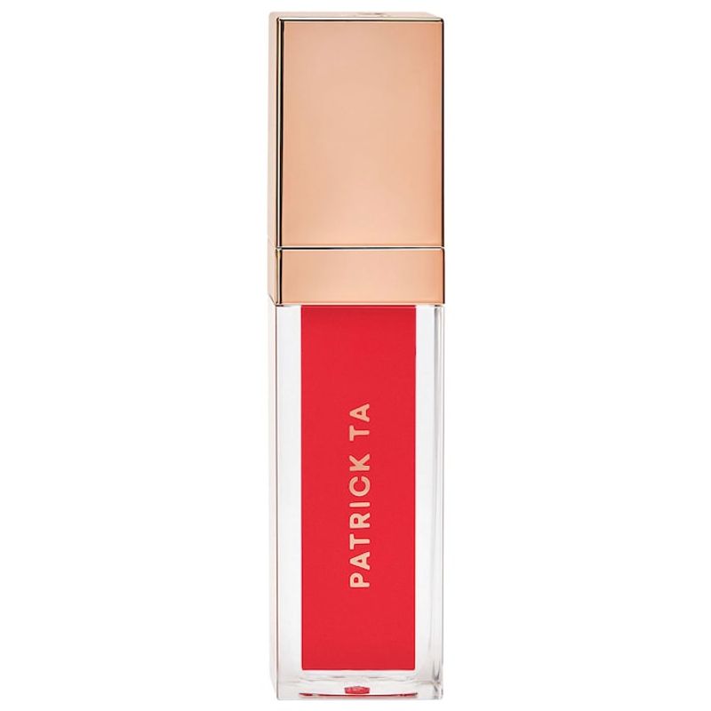 PATRICK TA - Brillo de labios voluminizador PATRICK TA rojo puro 9 ml