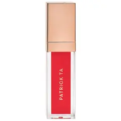 PATRICK TA - Brillo de labios voluminizador rojo puro 9 ml
