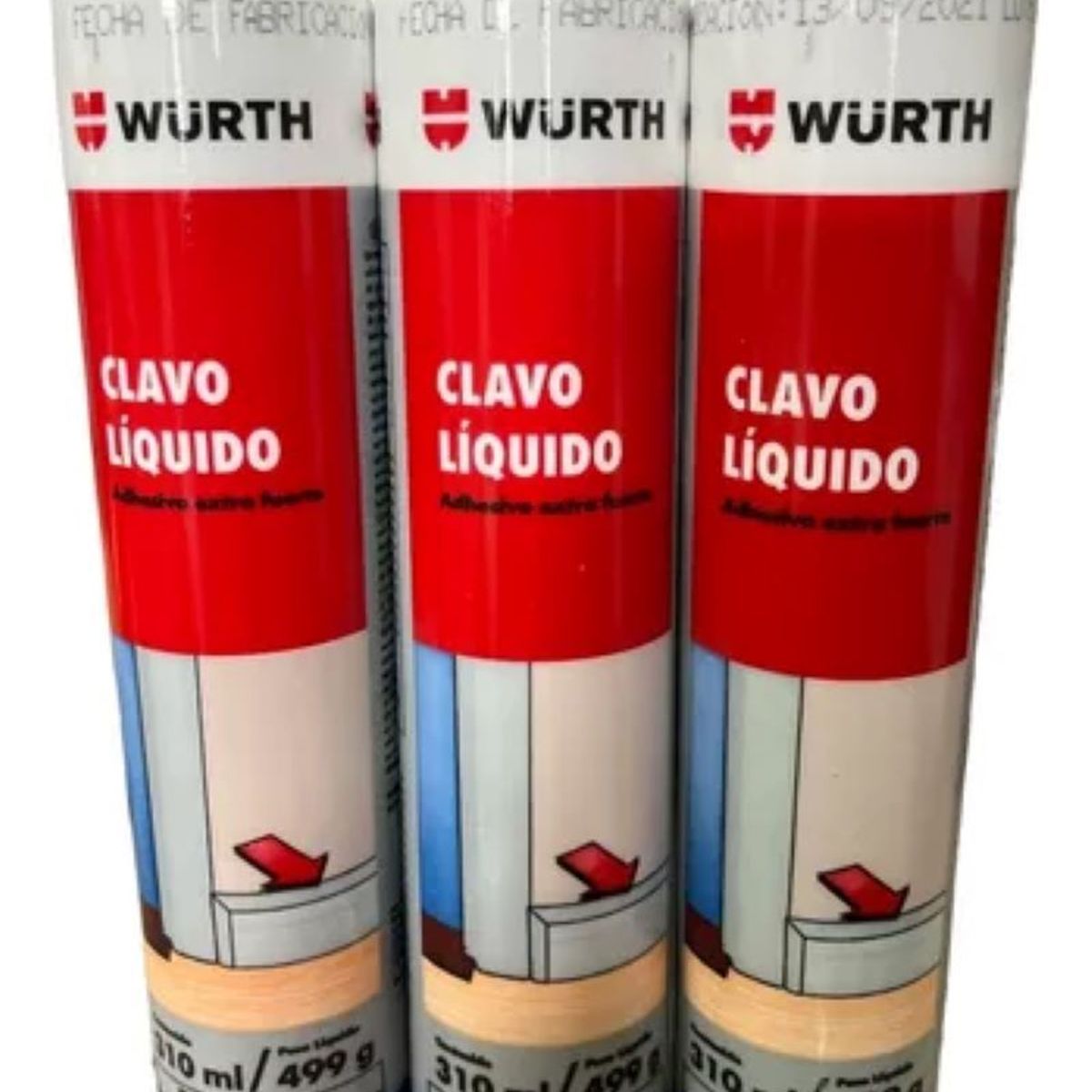 METALFER - Adhesivo De Montaje - C Lavo Líquido Wurth 310 Ml