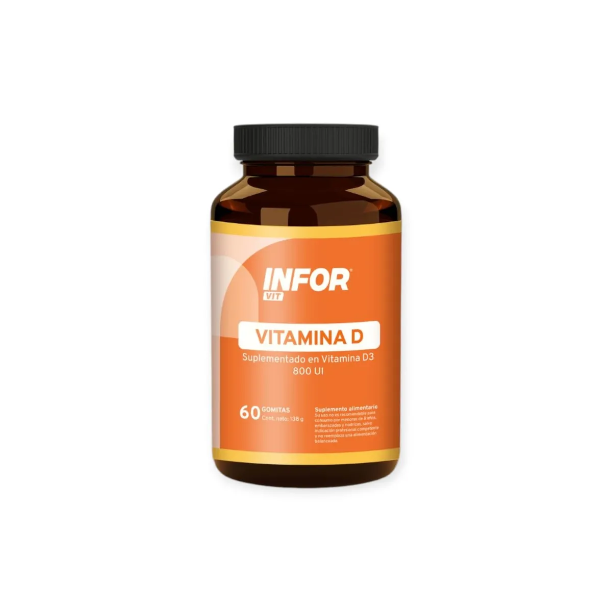 INFOR - VITAMINA D3 800 UI 60 GOMITAS - INFOR