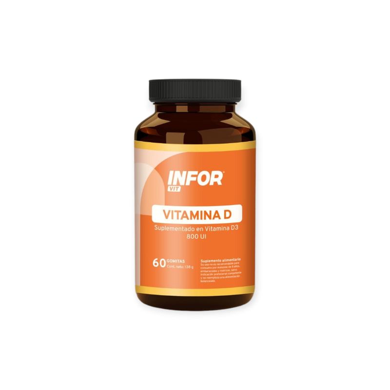 INFOR - VITAMINA D3 800 UI 60 GOMITAS - INFOR