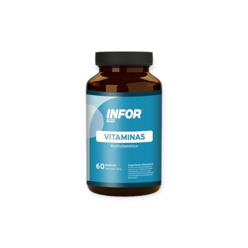 INFOR - MULTIVITAMINICO VITAMINAS 60 GOMITAS - INFOR PRO