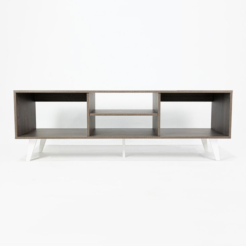 MOBELTEK - Rack TV 65 pulgadas Roble Oscuro Denver