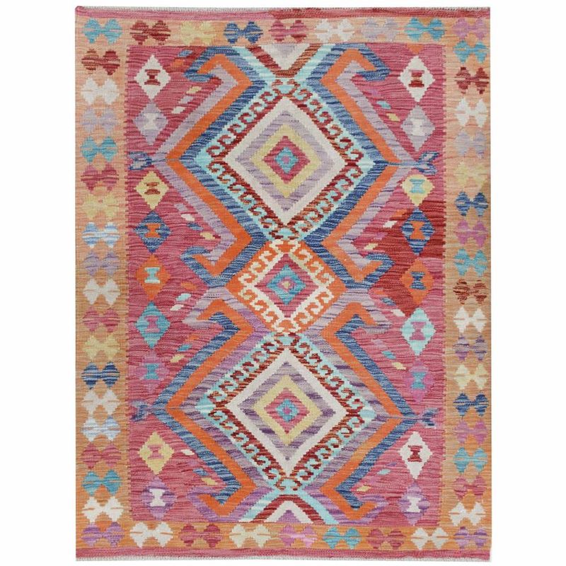 RUGS CL - Alfombra Rugscl Kilim Newtri Multicolor 105x140 7398KP