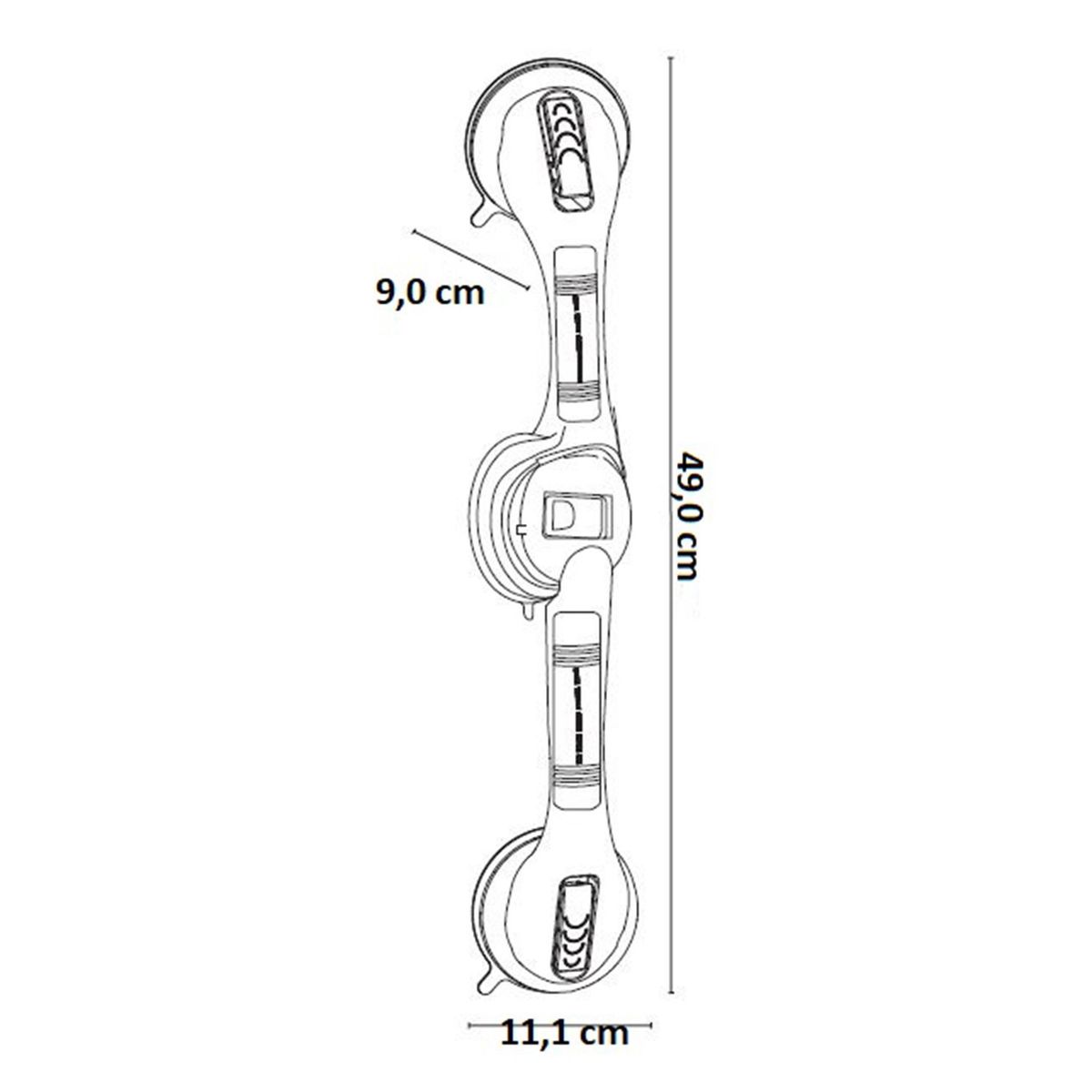 BATHLOC - Barra Apoyo Multiposicion Succion Baño