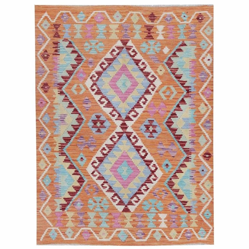 RUGS CL - Alfombra Rugscl Kilim Newtri Multicolor 100x137 7400KP