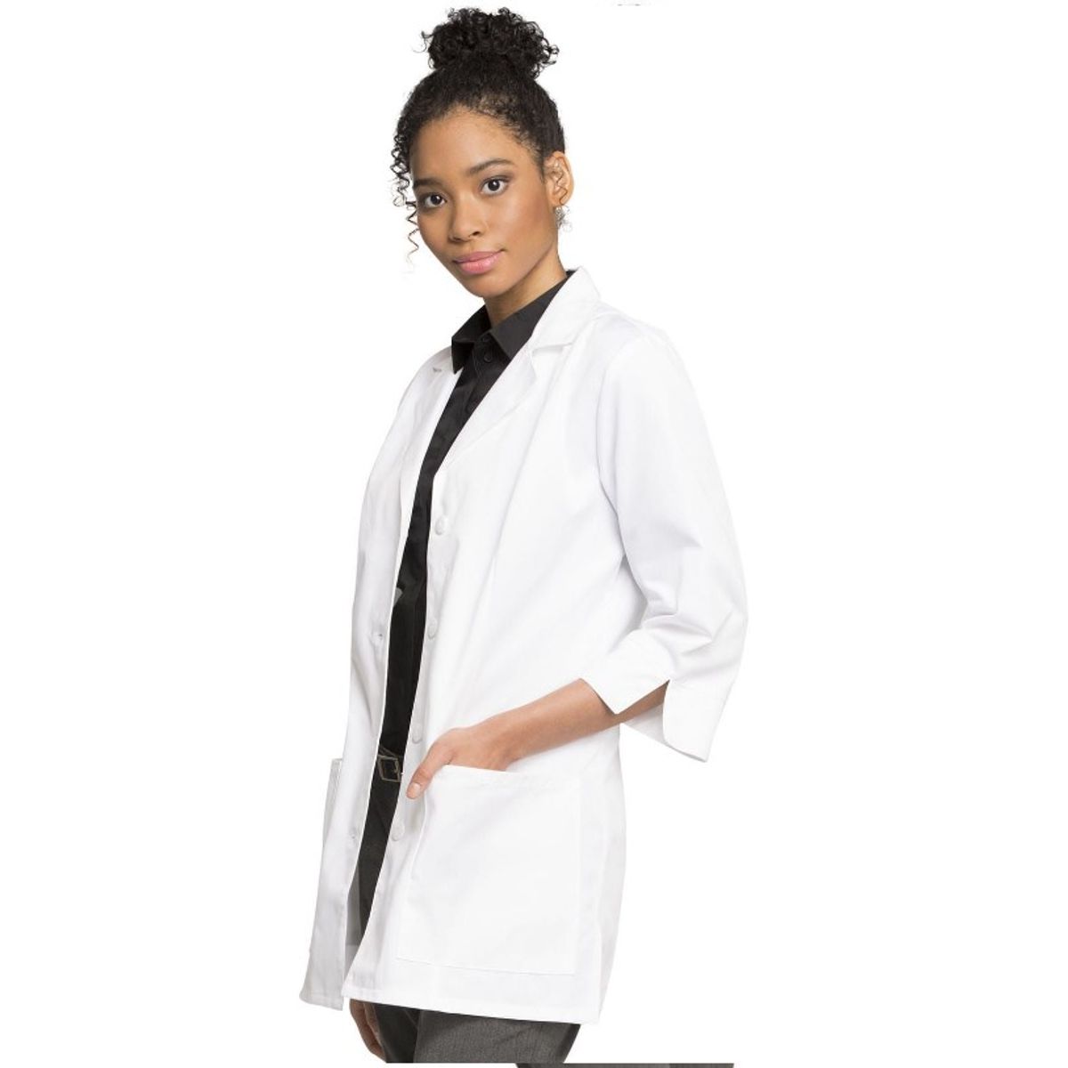 CHEROKEE - Delantal Clínico Blanco de Mujer Cherokee 1470 - Uniformes Clínicos.