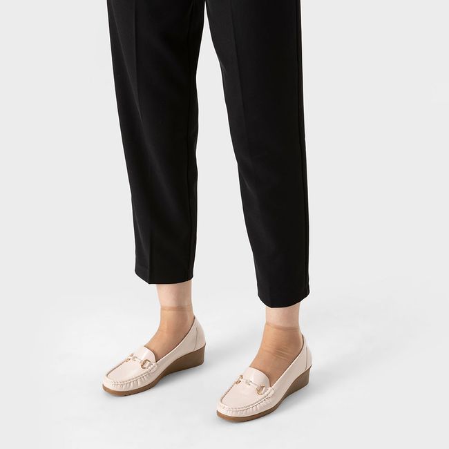 WEIDE - Mocasin Casual Mujer Vintage Cuña Charol Metalica Weide JS73