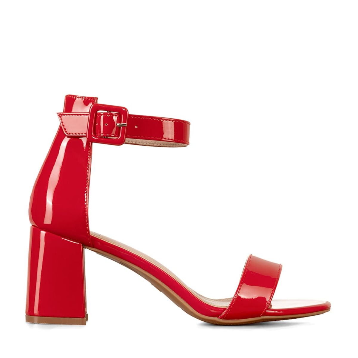 WEIDE - Sandalia Taco Alto Mujer Charol Fiesta Elegante Weide GHE19B