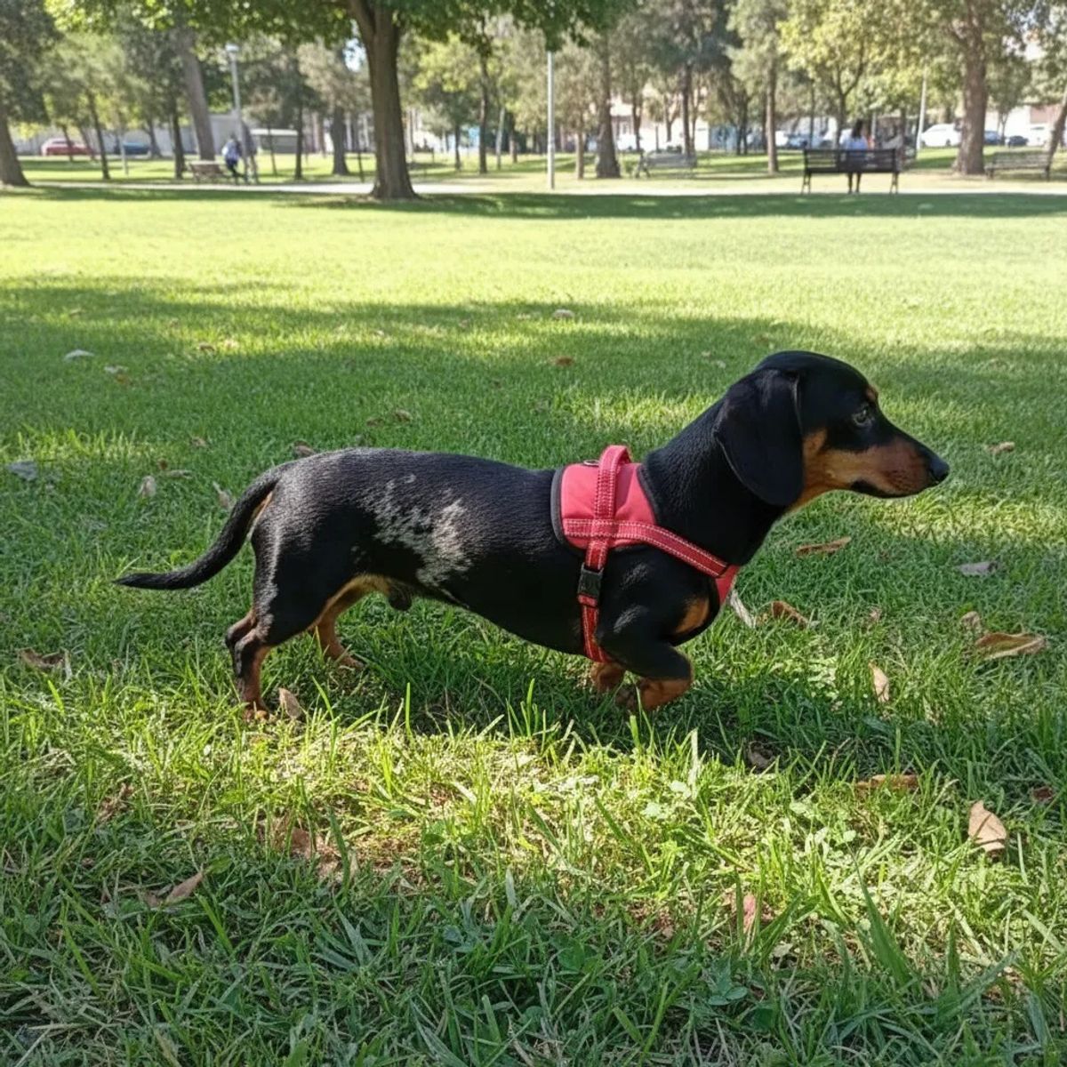 GENERICO - Arnés Talla S Ajustable Para Perros Mascotas Paseo Rojo