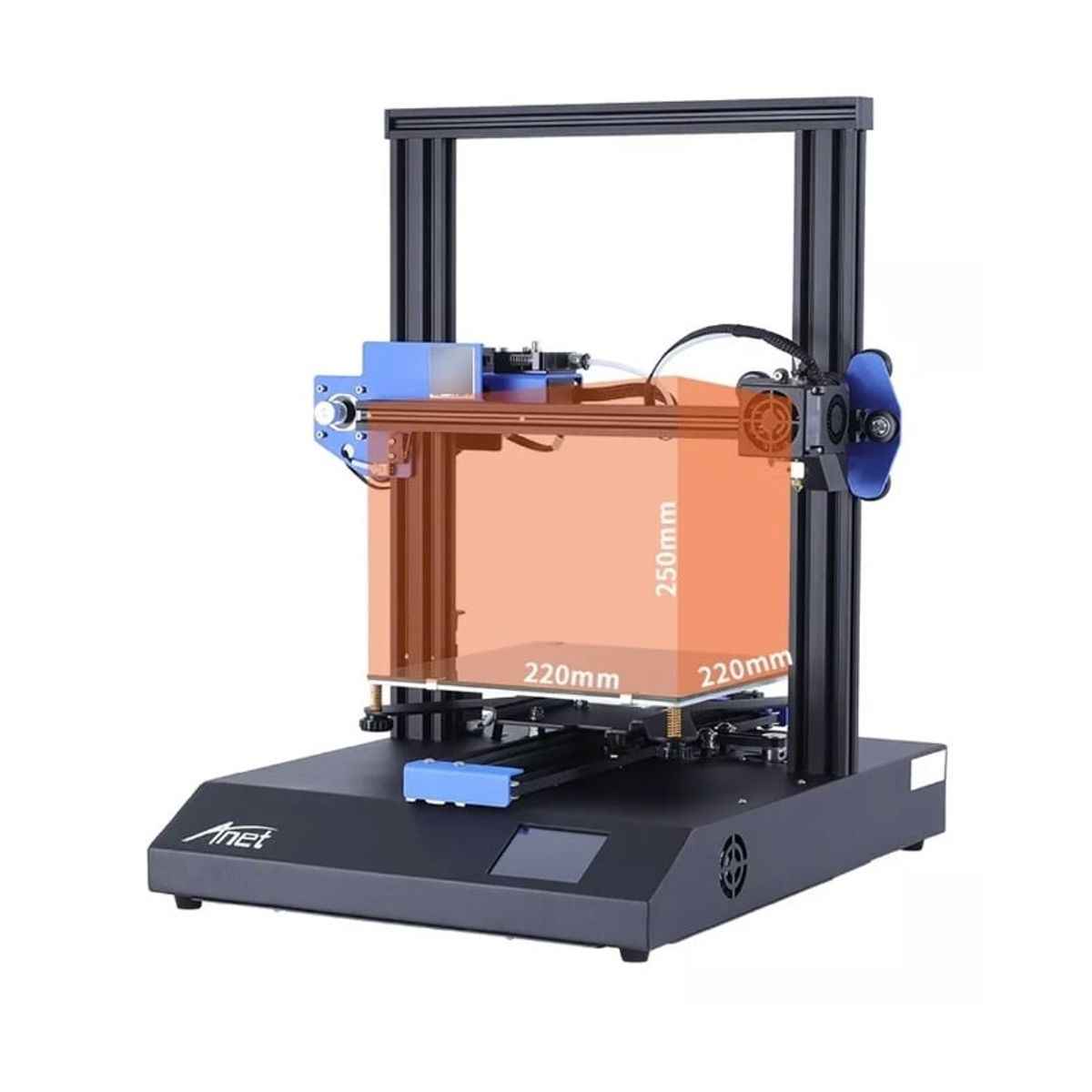 GENERICO - Impresora 3d Anet Et4 X Marco Metalico Pantalla Tactil