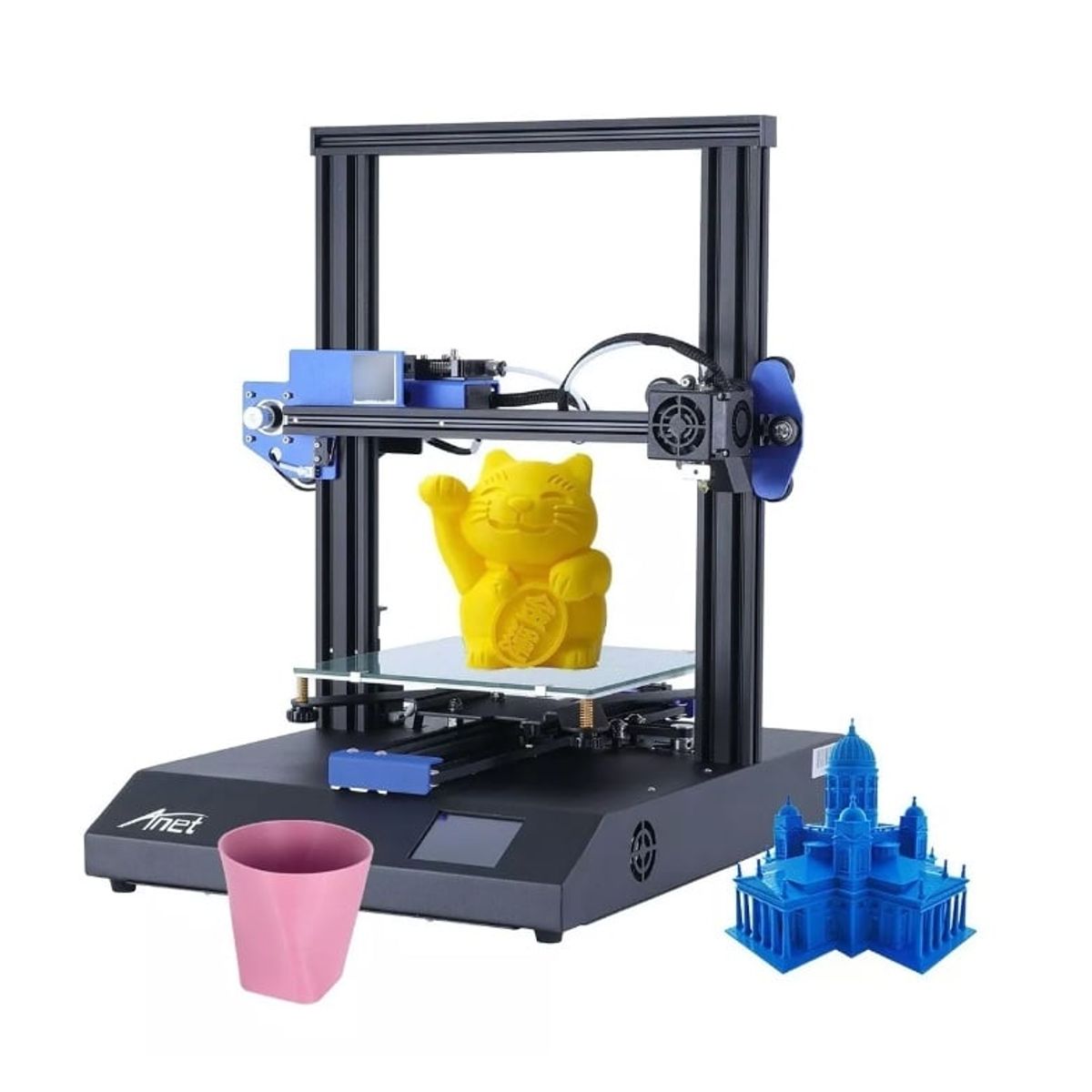 GENERICO - Impresora 3d Anet Et4 X Marco Metalico Pantalla Tactil