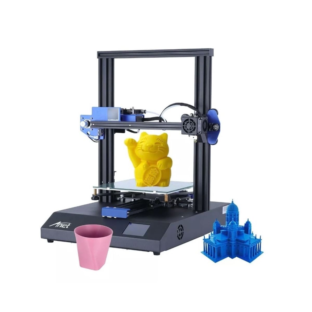 GENERICO - Impresora 3d Anet Et4 X Marco Metalico Pantalla Tactil