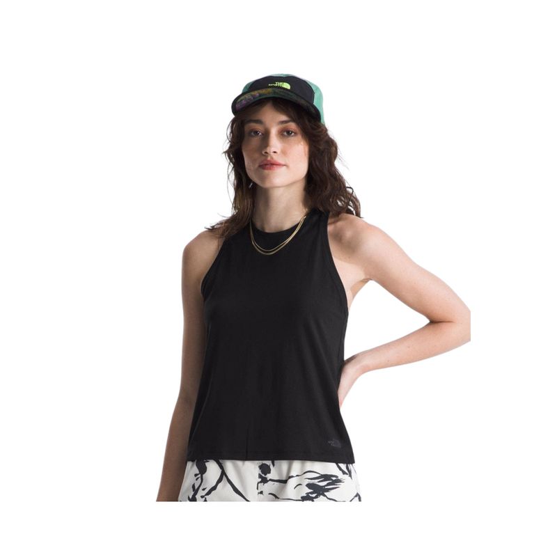 THE NORTH FACE - Polera Mujer Dune Sky Standard Tank Negro