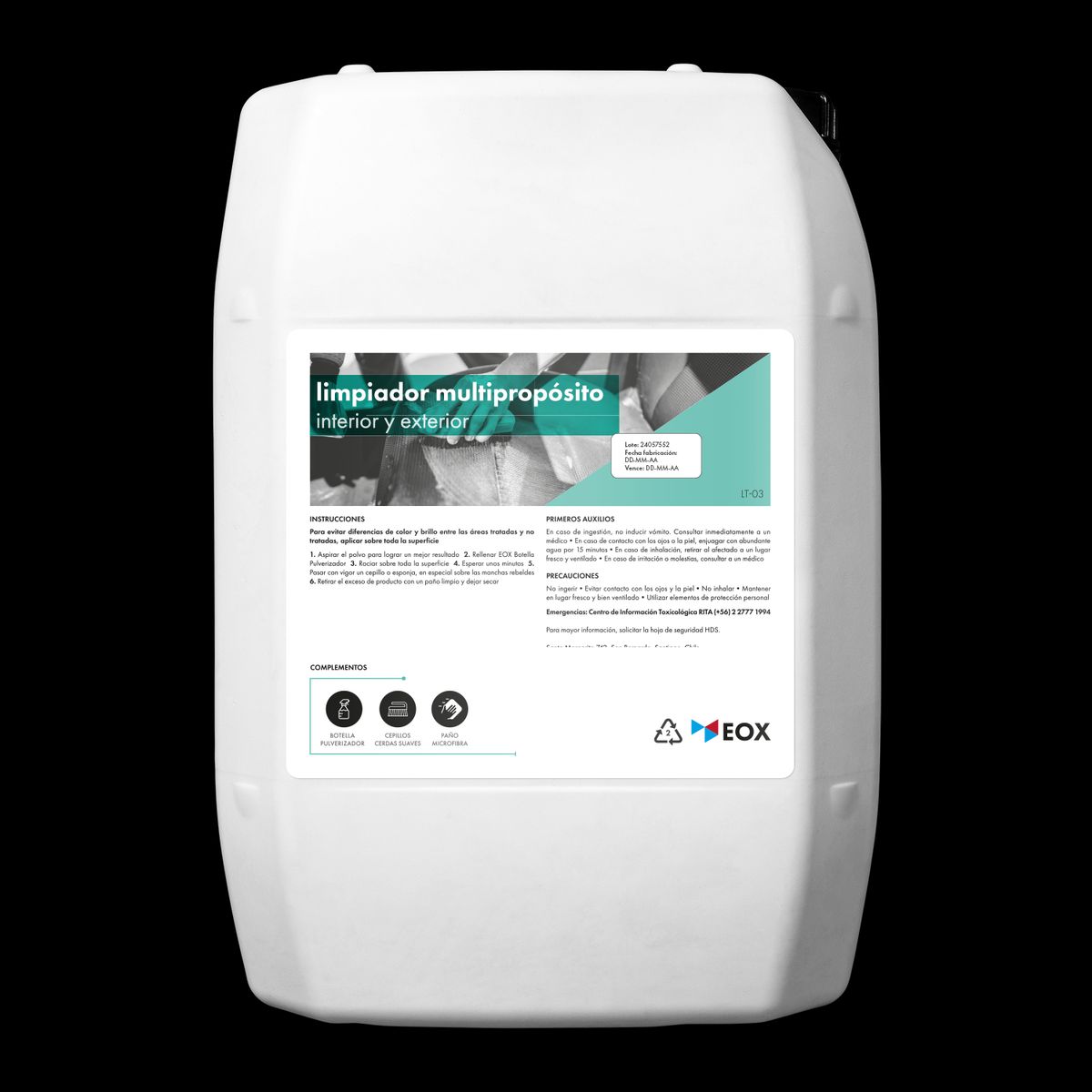 GENERICO - Limpiador multipropósito APC Listo Para Usar EOX 22 L
