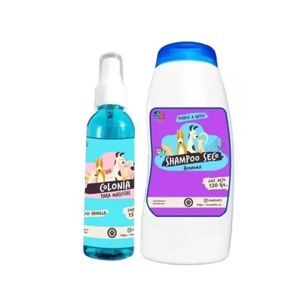 MASCOKITS - Kit Para Gato Shampoo Seco  Colonia Coco-Fruitilicious.