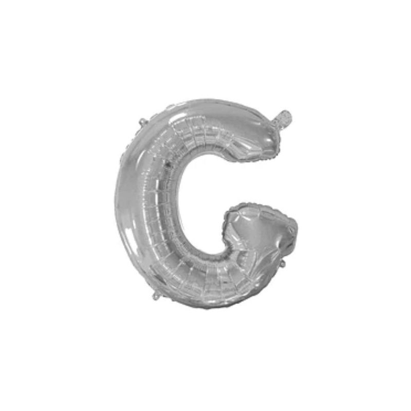 GENERICO - Globo Letra G Plateado 40 pulgadas