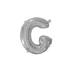 GENERICO - Globo Letra G Plateado 40 pulgadas