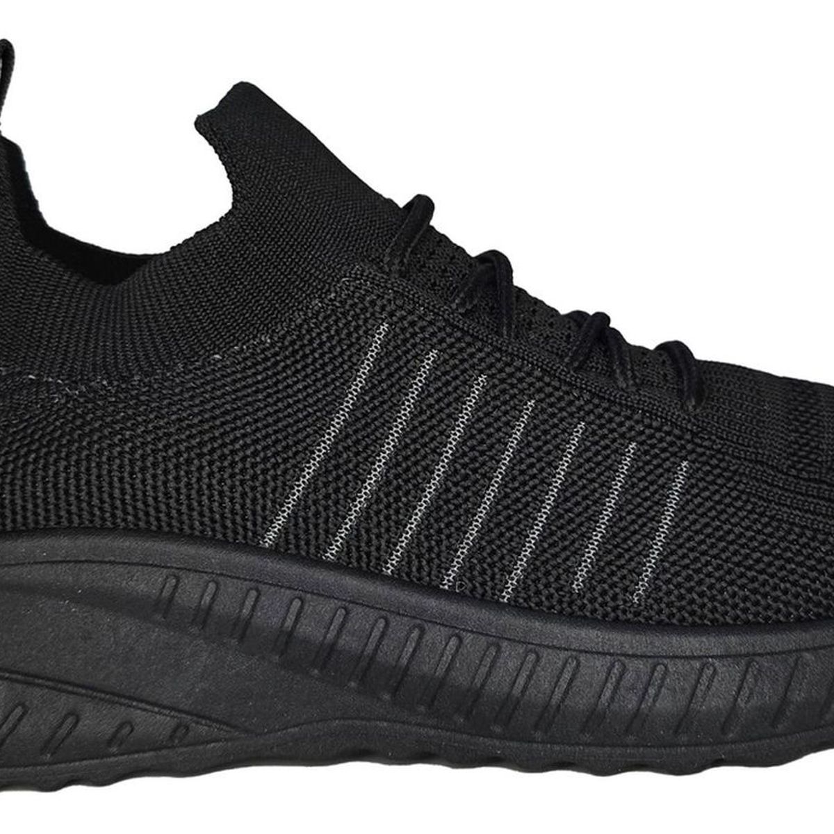 GENERICO - Zapatillas Deportiva Negra Juvenil Unisex 7515