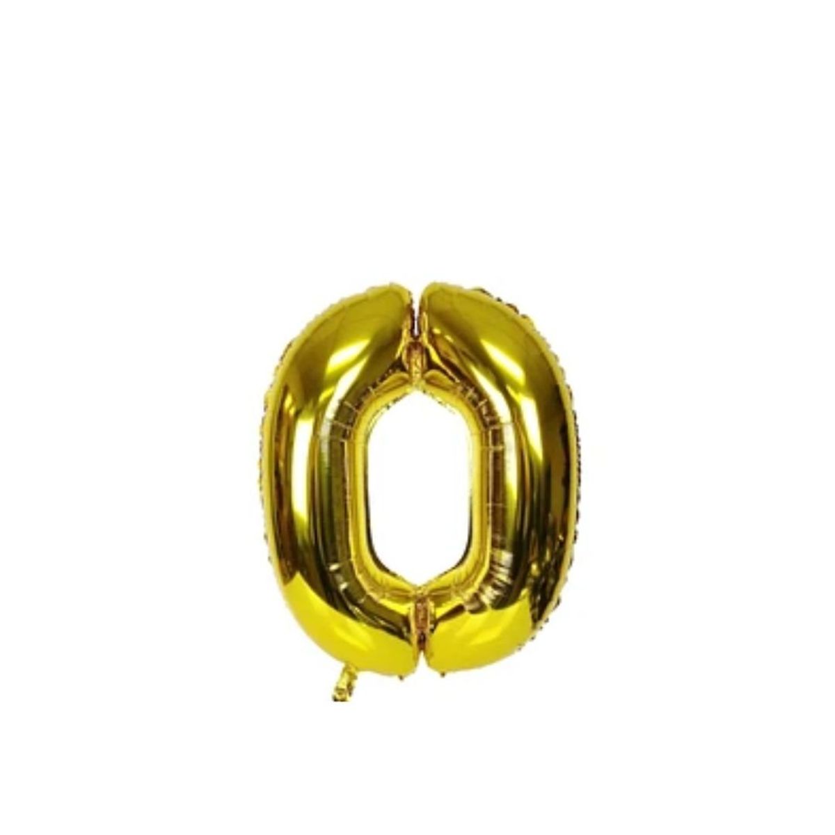 GENERICO - Globo Numero 0 Dorado 16 pulgadas