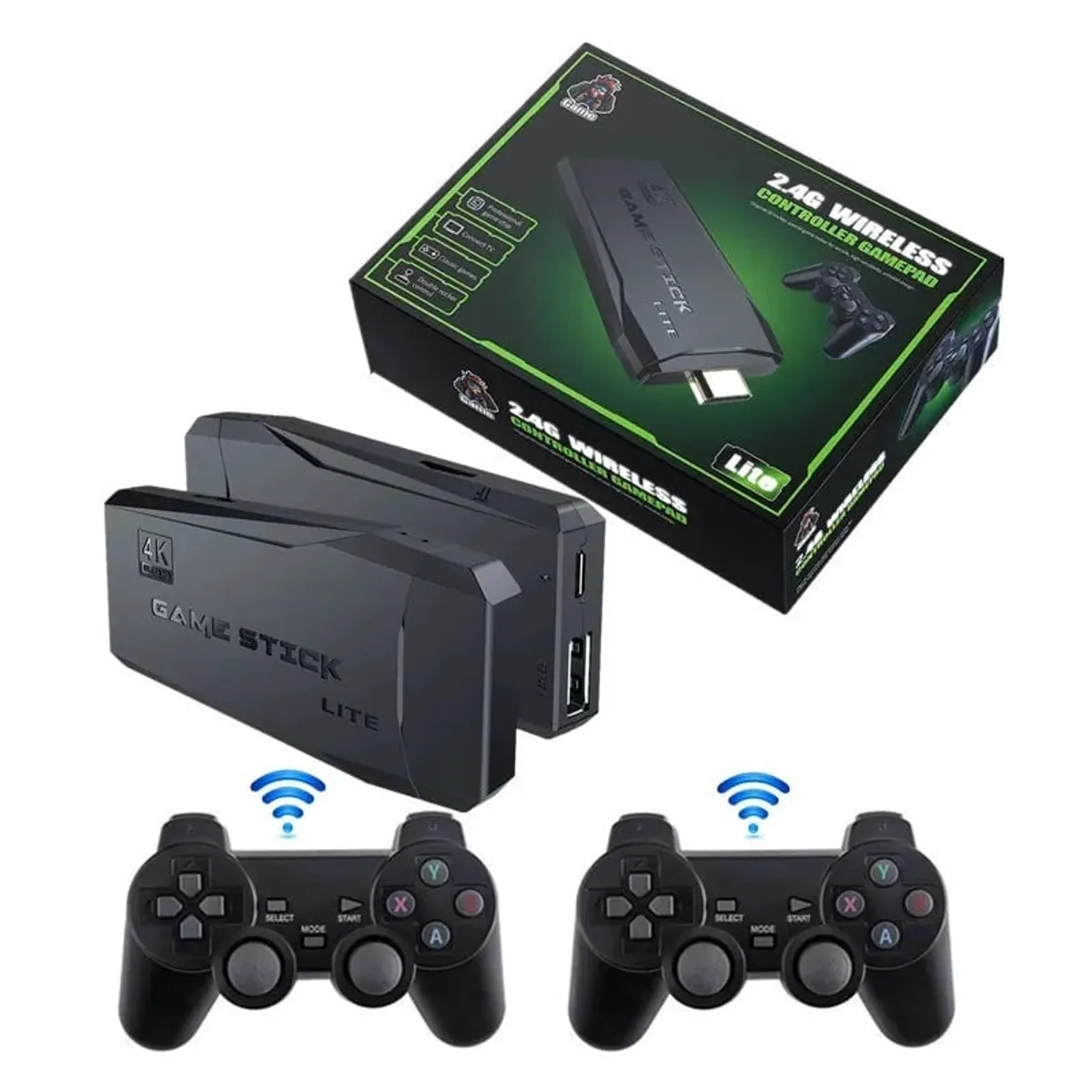 BLWOENS - Game Stick64Gb consola videojuegos con 10000 juegos incorporados