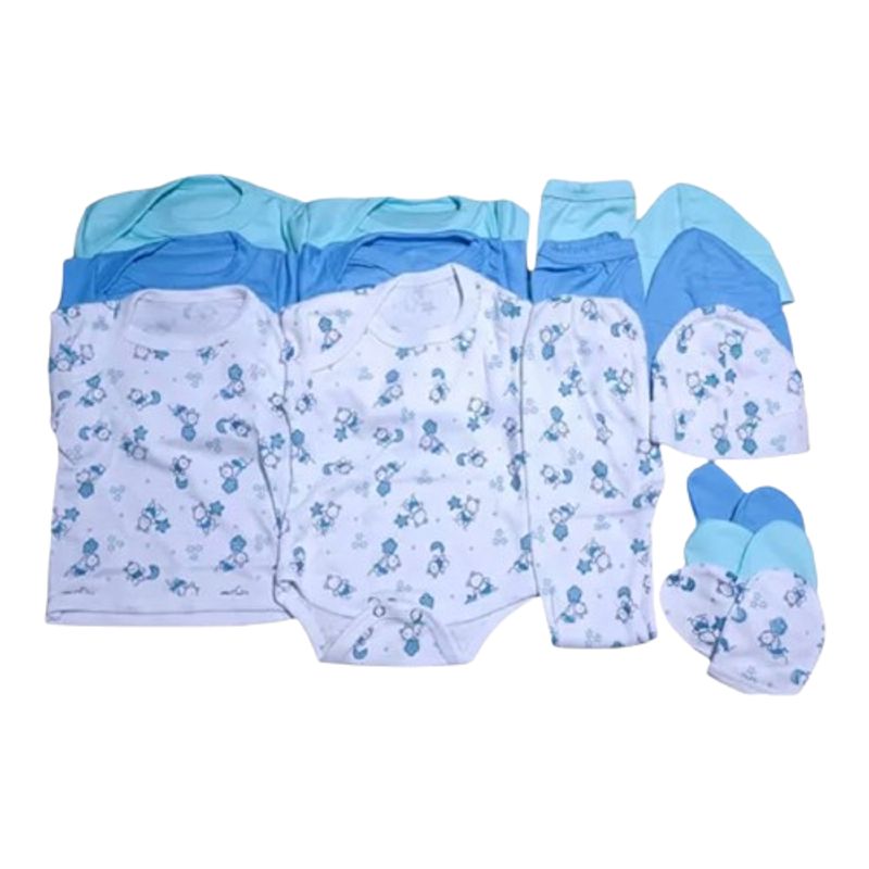 GENERICO - Ajuar pack  0 a 3  Meses Talla 1  Ropa Interior  tripack