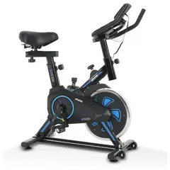 ATLETIS - Bicicleta Spinning Lite 300 Celeste 4 Kg