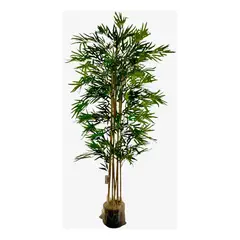 ARBUSTO REAL - Planta Artificial Bamboo Premium 180 cm y 1530 hojas