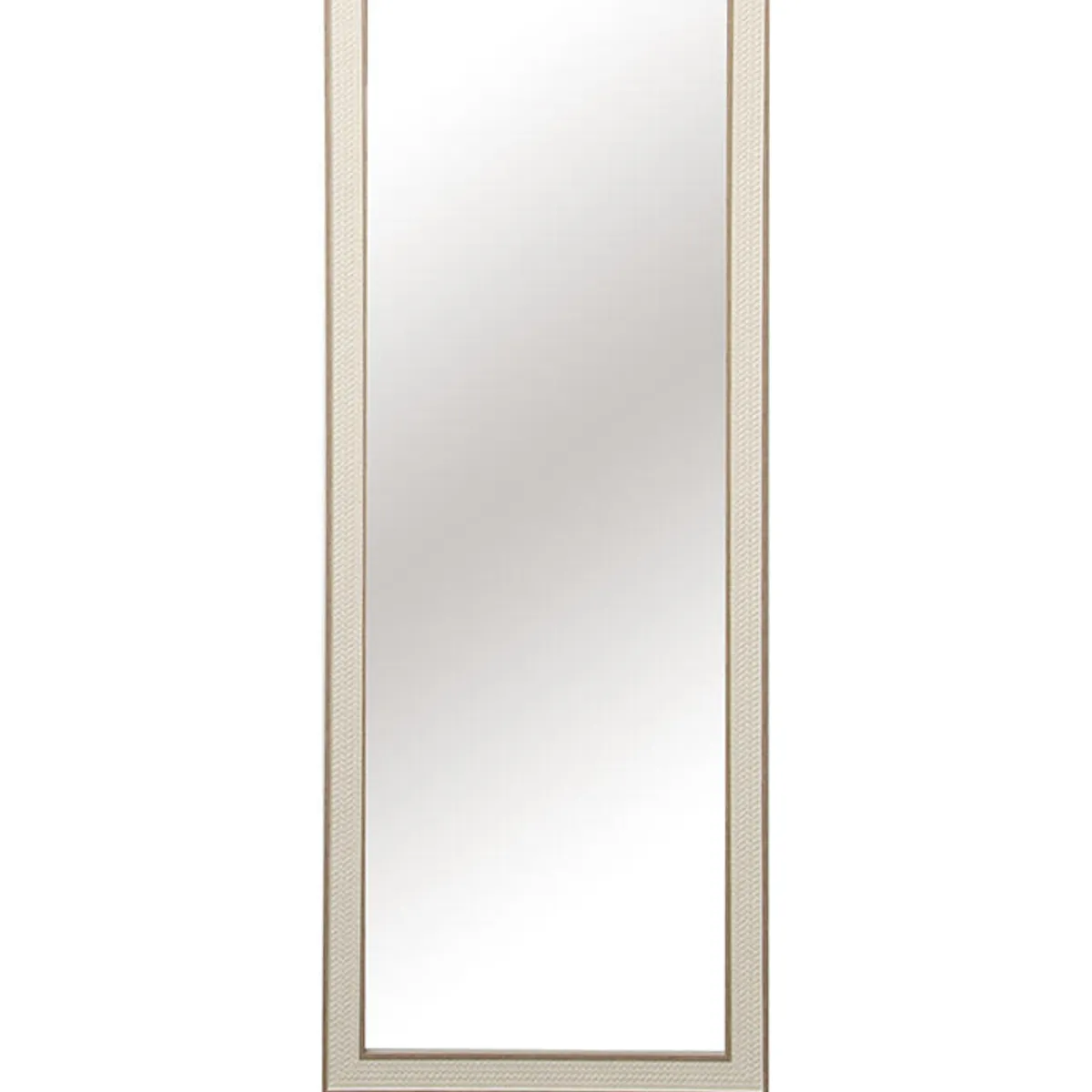 VGO - Espejo Marco Tipo Tejido 50X70 Cm Marfil Vgo