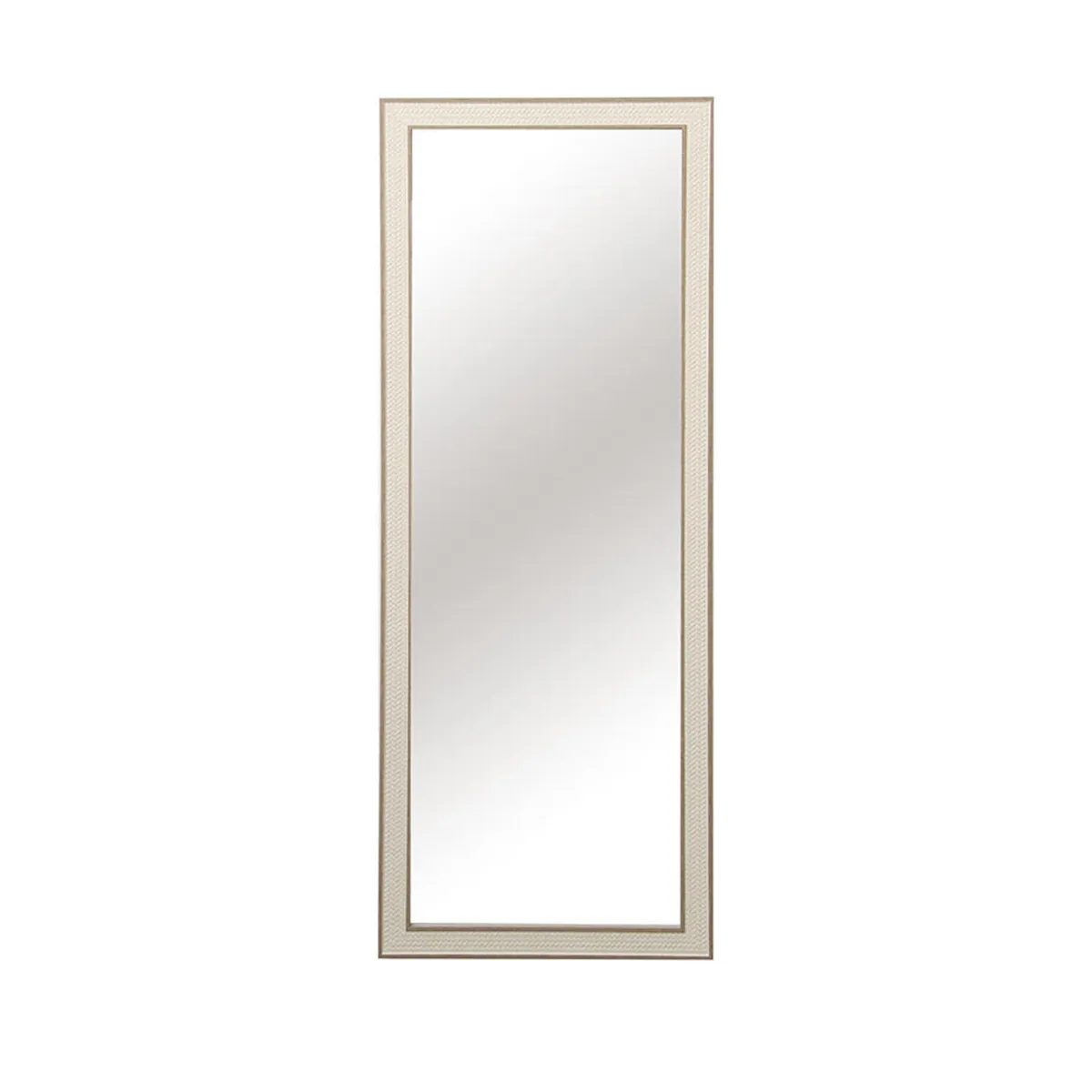 VGO - Espejo Marco Tipo Tejido 50X70 Cm Marfil Vgo