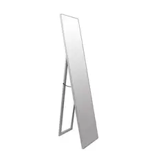 VGO - Espejo decorativo para piso 40x160 cm Plateado