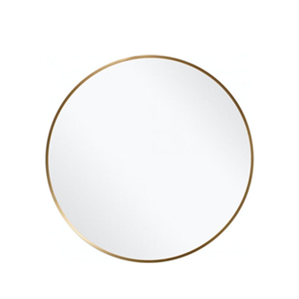 VGO - Espejo decorativo para colgar redondo metal 80 cm Vgo
