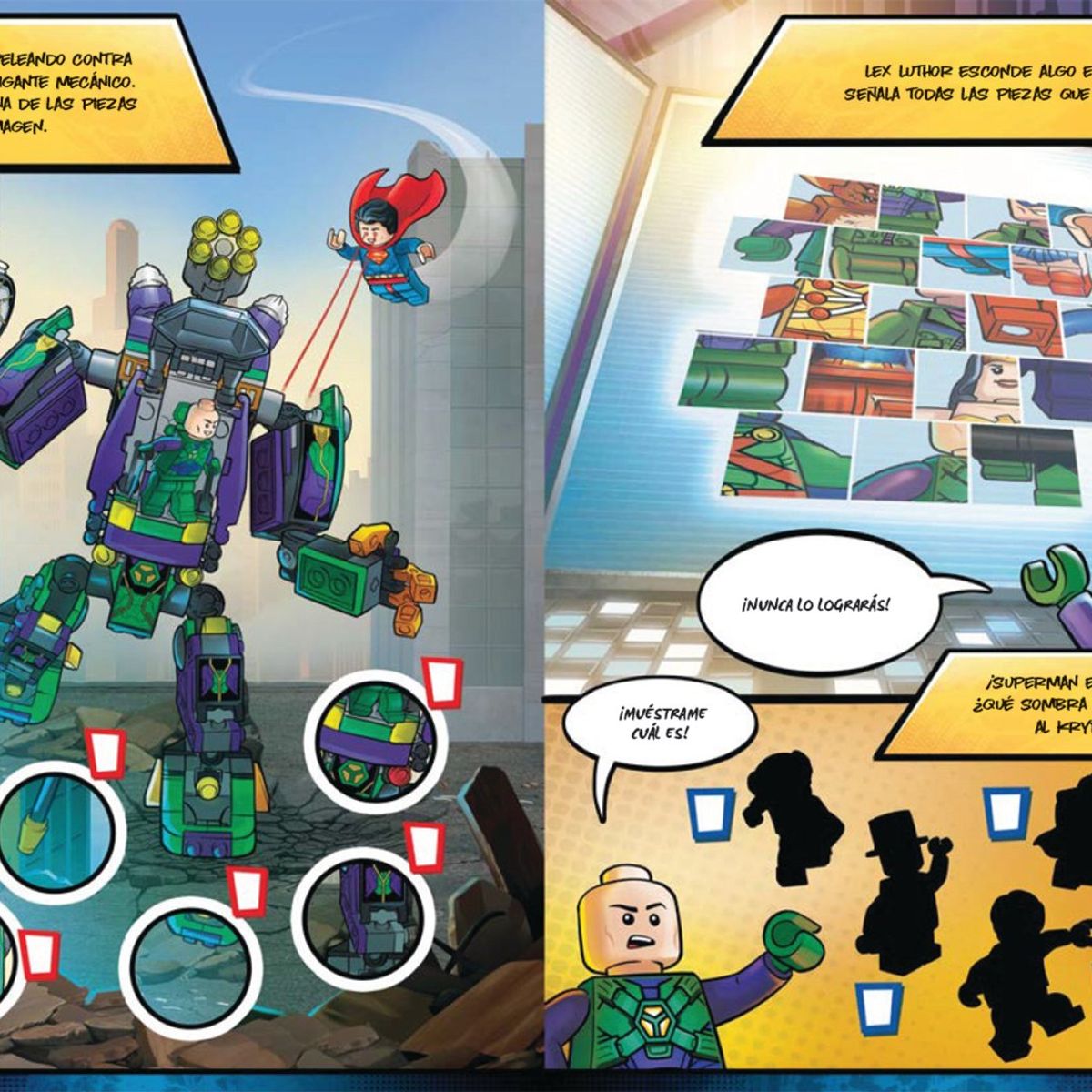 EDITORIAL GUADAL - LIBRO LEGO-LOS DESAFIOS DE LEX LUTHOR