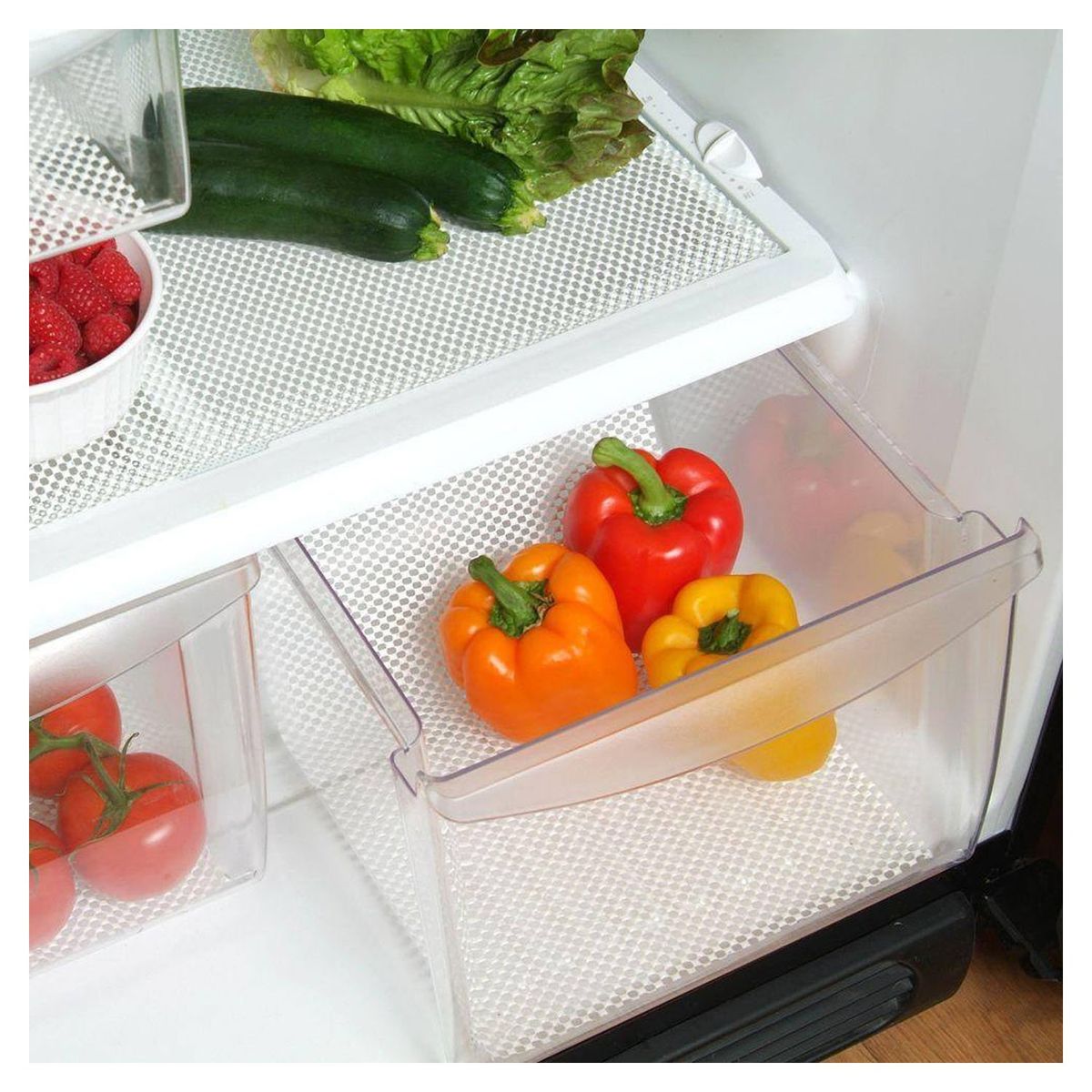 CONTACT - Pack Revestimiento Vinílico para Refrigerador Verde y Malla Blanca