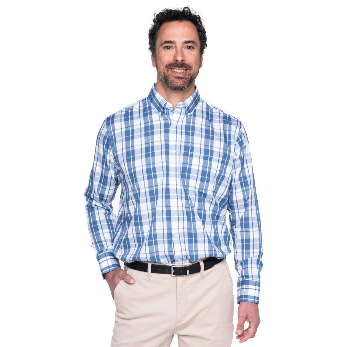 KOTTING - Camisa Fantasia Premium Manga Larga Boton Cuello KOTTING