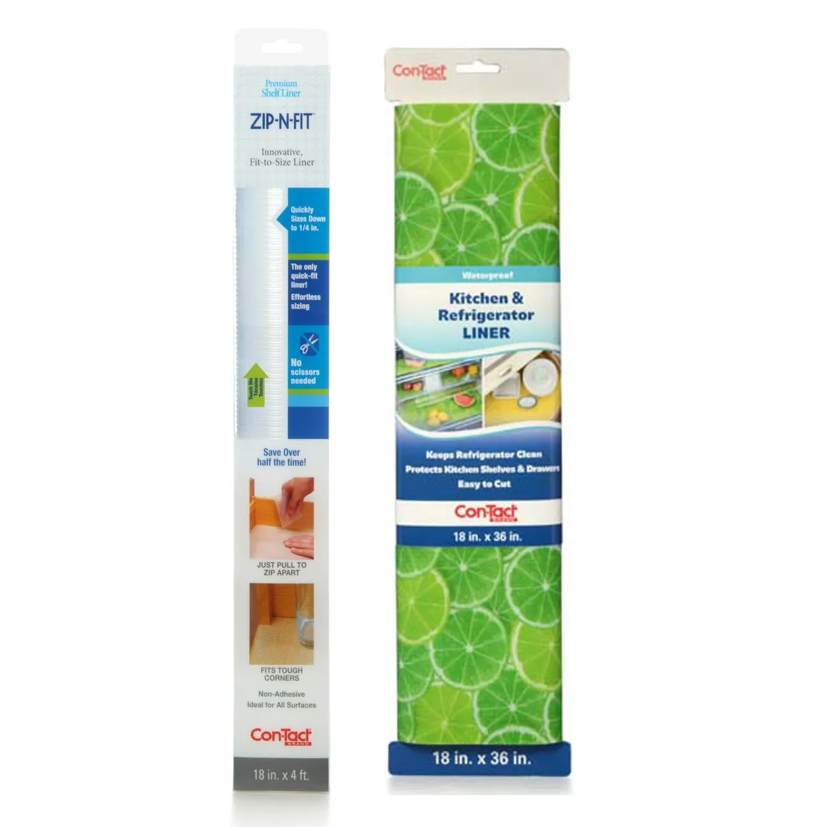 CONTACT - Pack Revestimiento Vinílico Refrigerador verde y vinílico Zip N´Fit