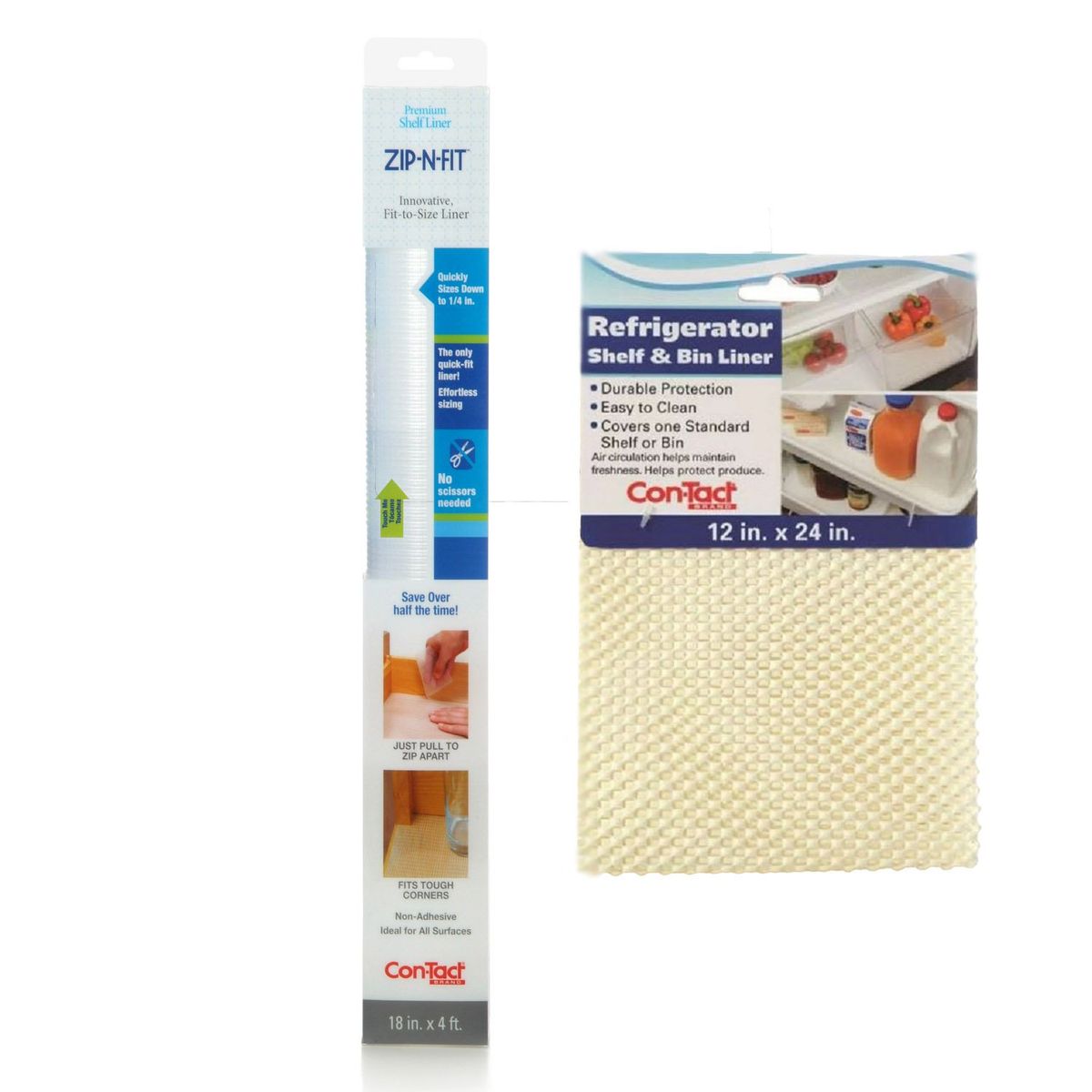 CONTACT - Pack Revestimiento Vinílico transparente Zip N´Fit y Malla Blanca