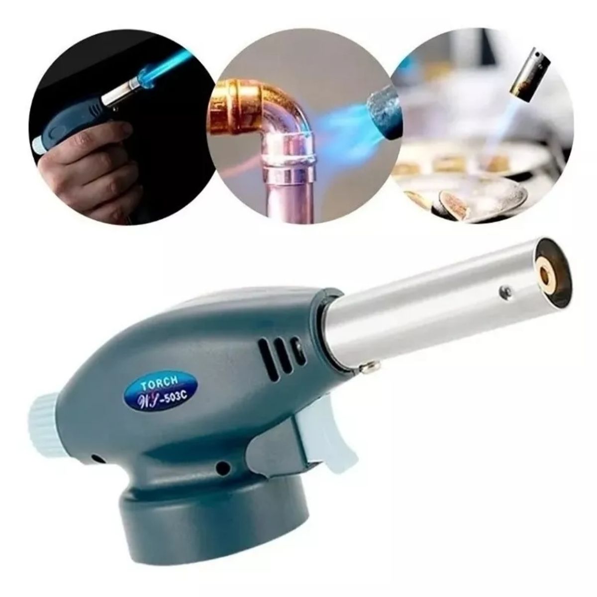 GENERICO - Soplete A Gas Resposteria Cocina Camping