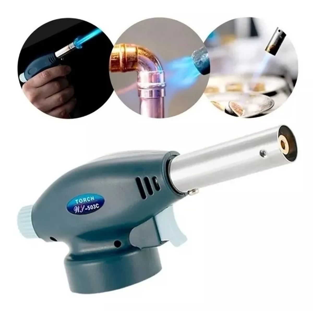 GENERICO - Soplete A Gas Resposteria Cocina Camping