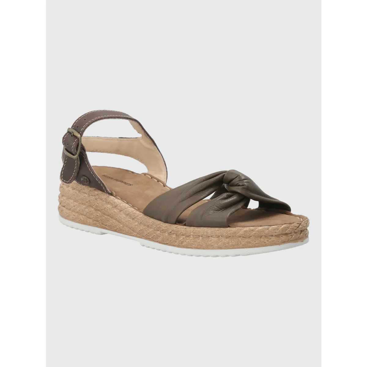 HUSH PUPPIES - Sandalia Cuero Café Oscuro Mujer Cepina HUSH PUPPIES