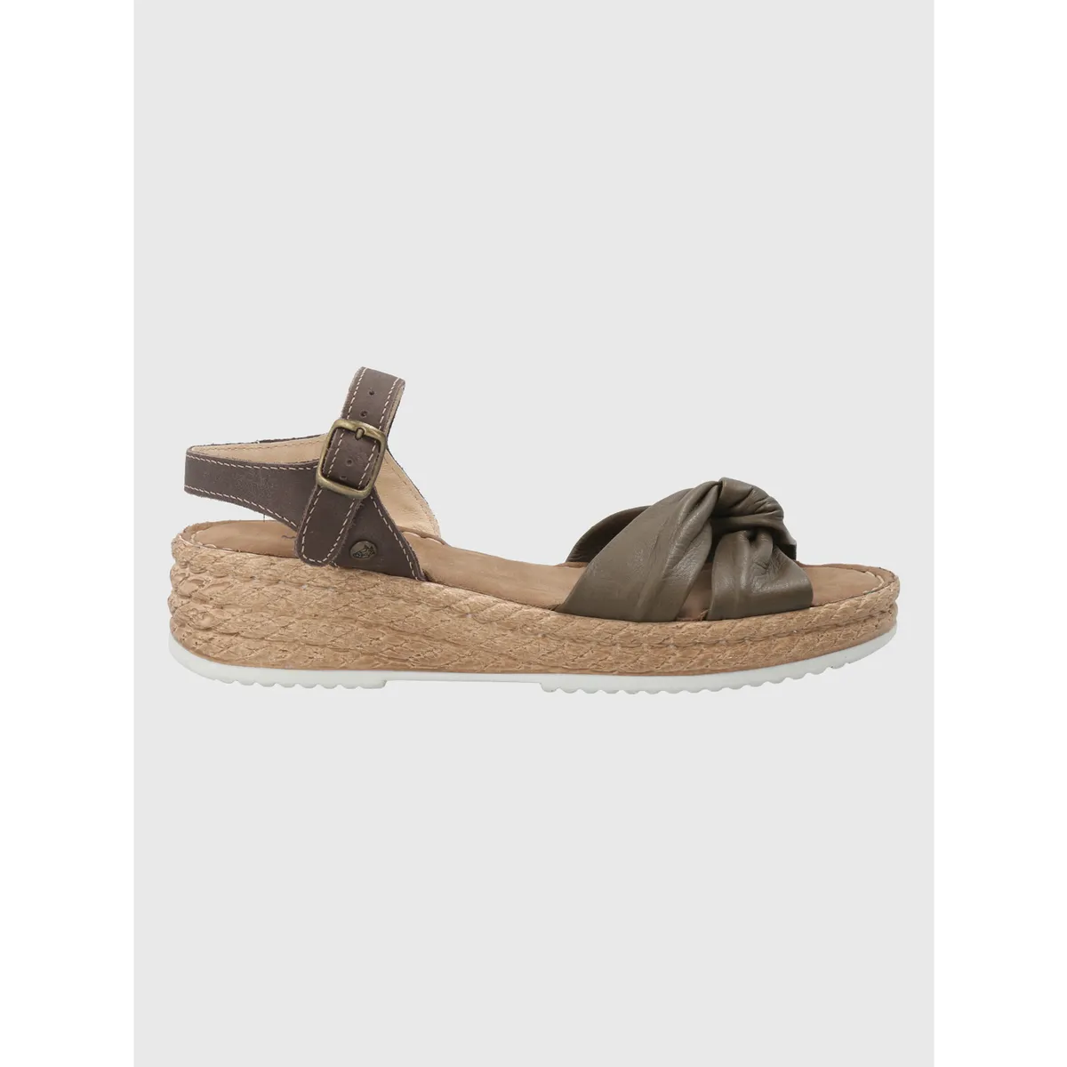 HUSH PUPPIES - Sandalia Cuero Café Oscuro Mujer Cepina HUSH PUPPIES
