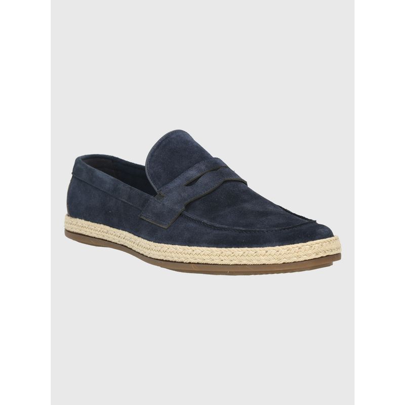 HUSH PUPPIES - Mocasín Cuero Azul Oscuro Hombre Montella HUSH PUPPIES