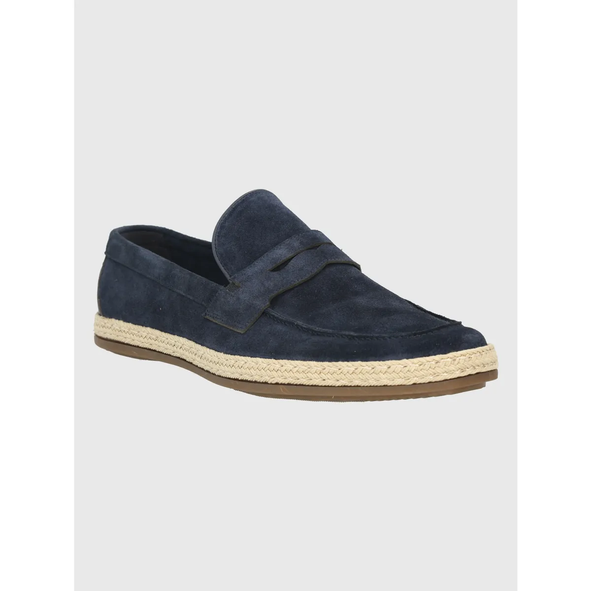 HUSH PUPPIES - Mocasín Cuero Azul Oscuro Hombre Montella HUSH PUPPIES