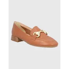 HUSH PUPPIES - Mocasín Cuero Café Claro Mujer Pasturo