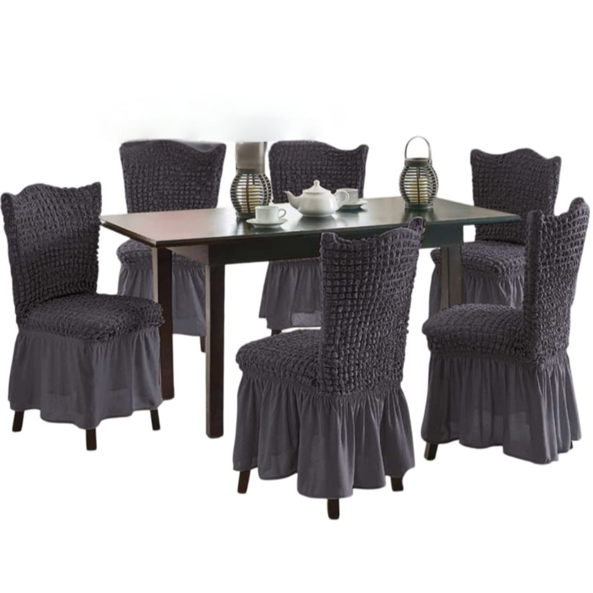 GENERICO - Fundas Sillas Turcas - Pack de 6 Unds T1