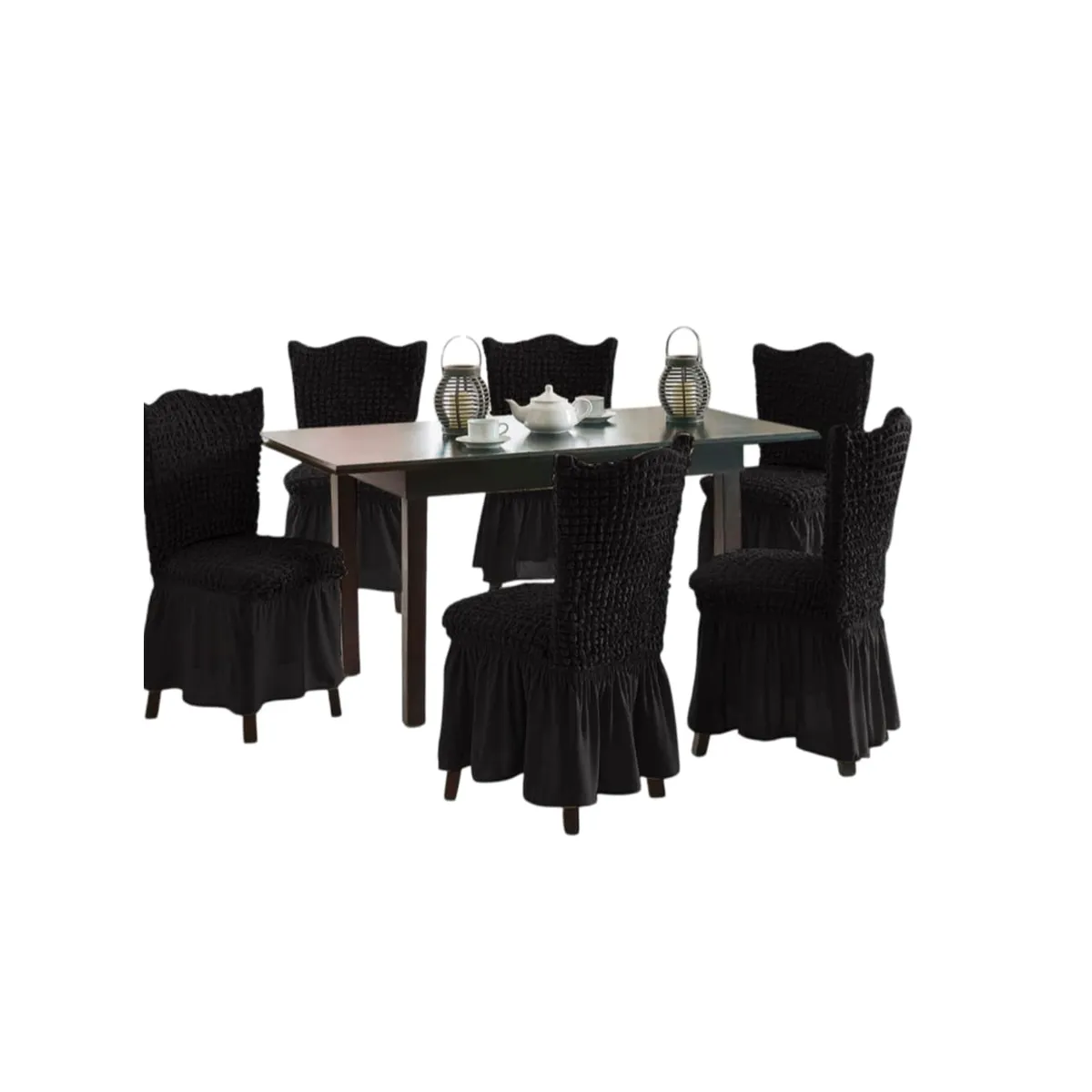 GENERICO - Fundas Sillas Turcas - Pack de 6 Unds T2