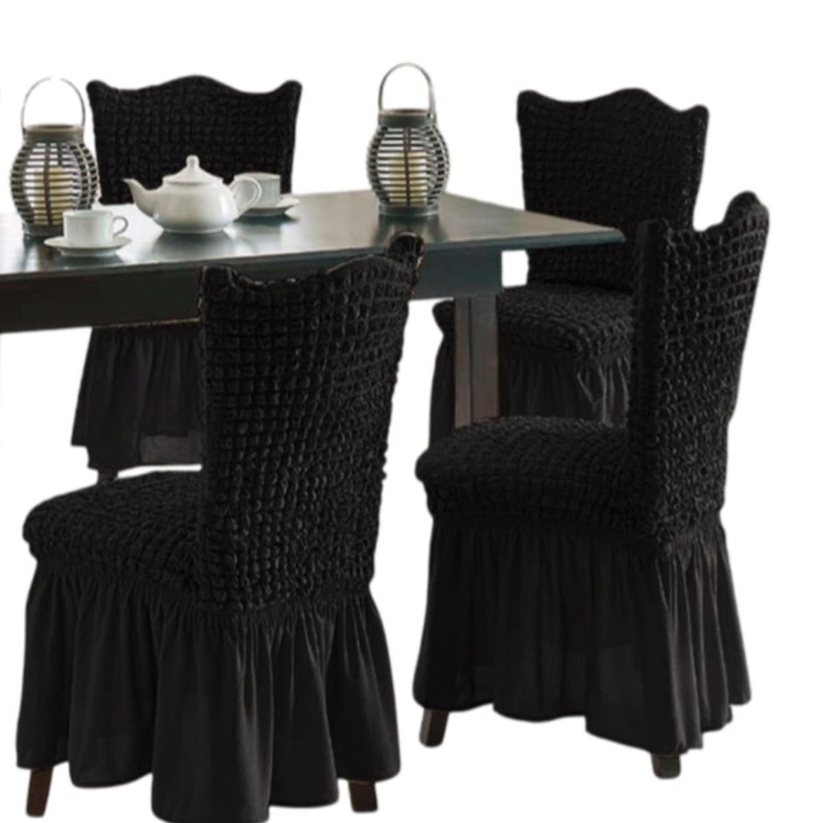 GENERICO - Fundas Sillas Turcas - Pack de 6 Unds T2