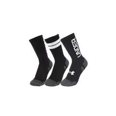 UNDER ARMOUR - Pack 3 Calcetines unisex Tch Detalle Negro
