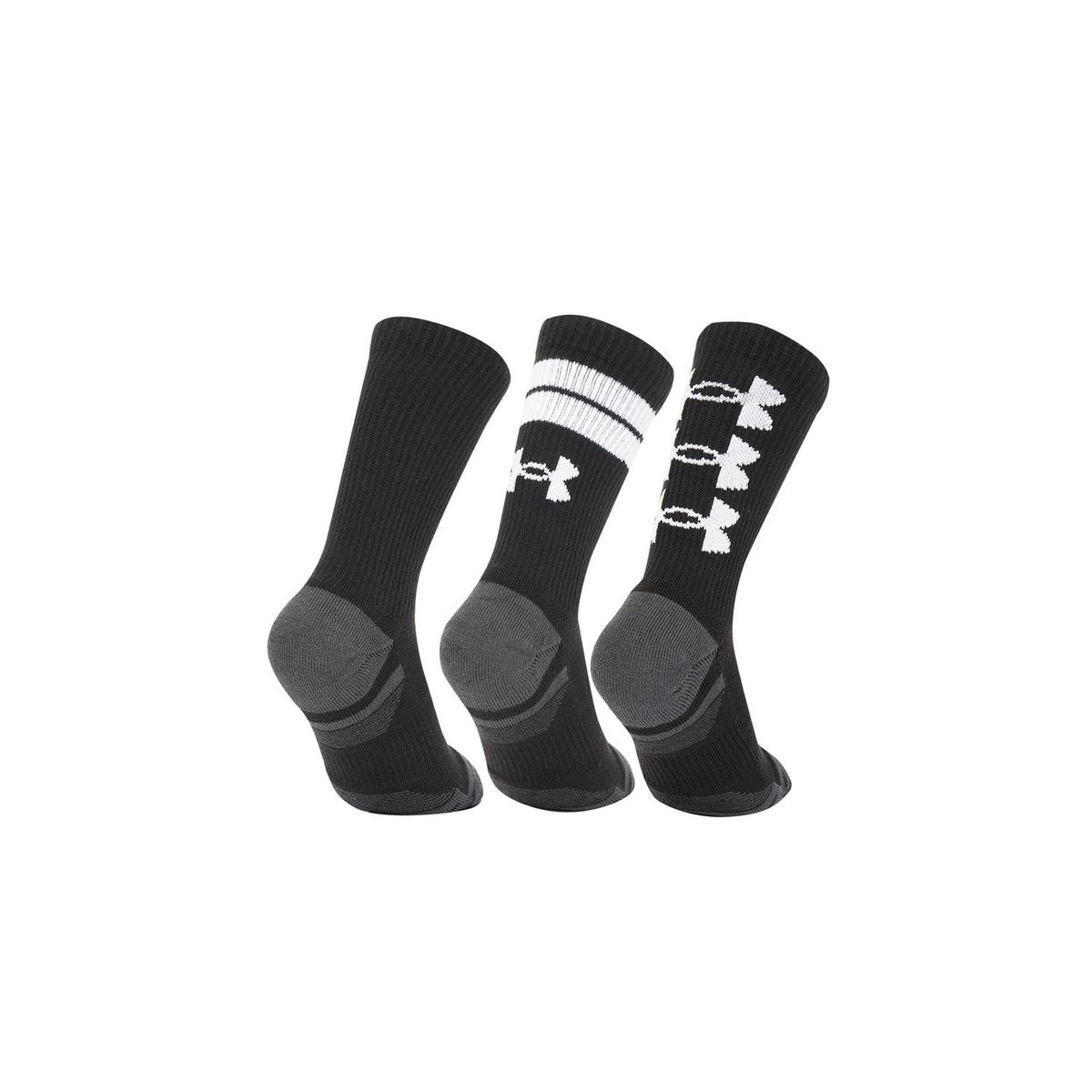 UNDER ARMOUR - Pack 3 Calcetines unisex Tch Detalle Negro UNDER ARMOUR