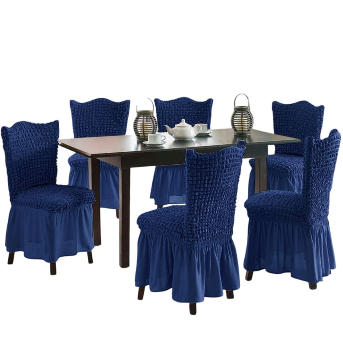 GENERICO - Fundas Sillas Turcas - Pack de 6 Unds T11